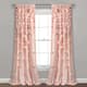 Silver Orchid Turpin Single Window Curtain Panel - 54"W x 84"L - Blush