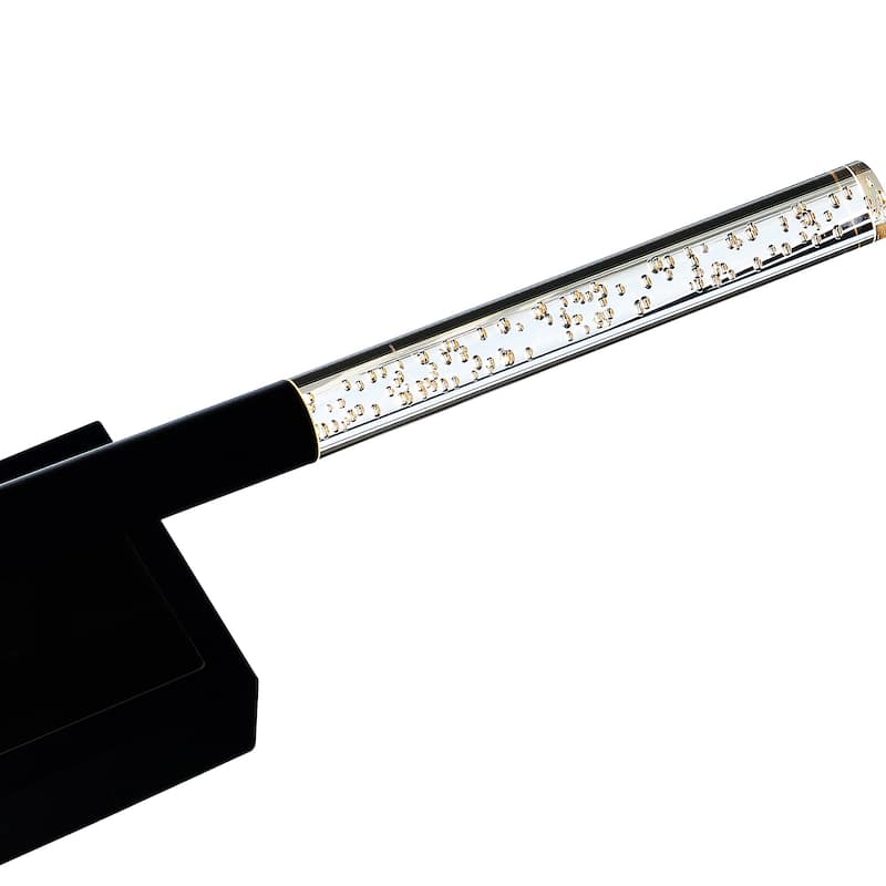 Dragonswatch Integrated LED 26in Black Vanity Light