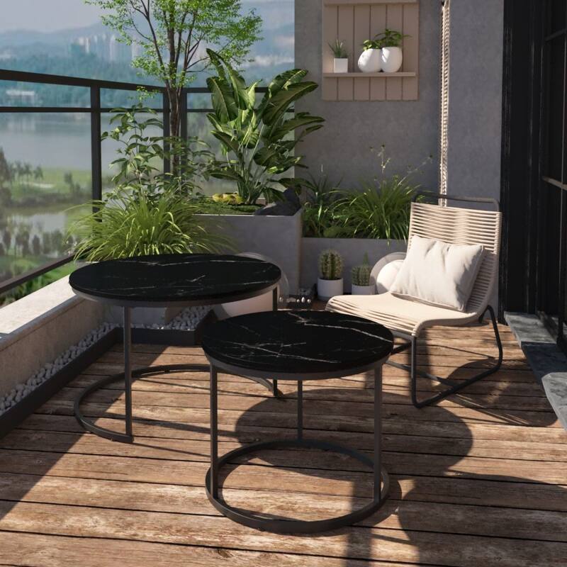 Nesting Coffee Table Set of 2