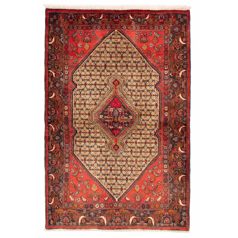 Anadol Brown Rug 4'2" x 6'3" - 4'2 x 6'3 - Brown - 4'2 x 6'3