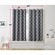 preview thumbnail 10 of 46, HLC.me Arrow Thermal Room Darkening Blackout Energy Efficient Window Curtain Grommet Panels - Set of 2