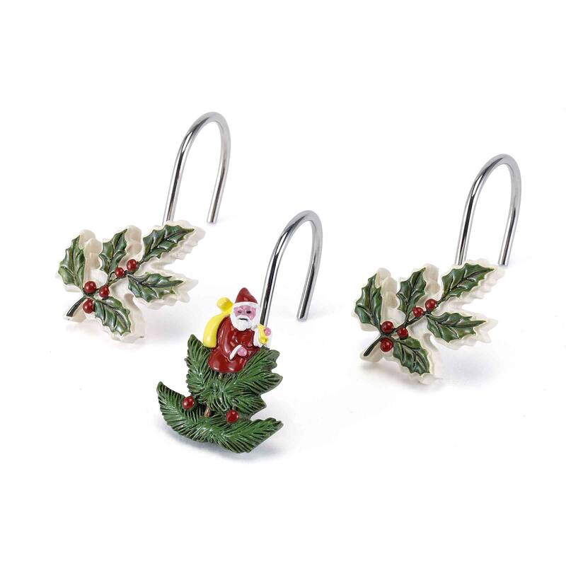 Spode® Christmas Tree Shower Hooks - Red
