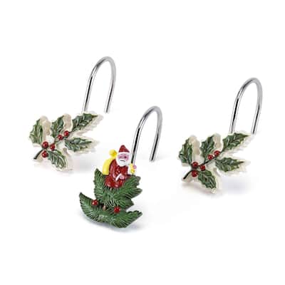 Spode® Christmas Tree Shower Hooks - Red