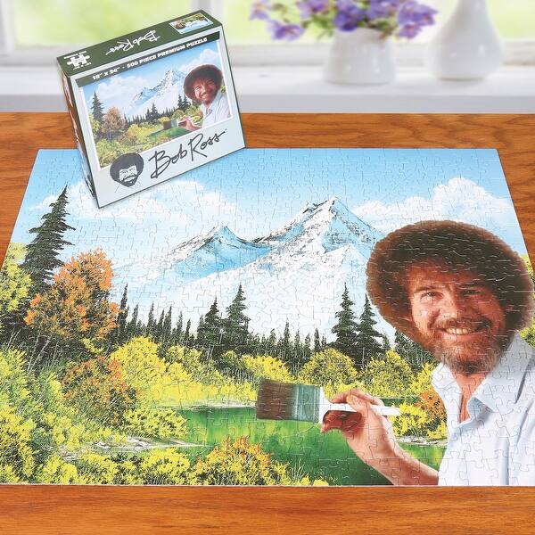 Shop Wellspring Premium Bob Ross Puzzle 500 Piece Jigsaw Puzzle