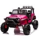 preview thumbnail 61 of 78, Remote Control 24V Electric Toy Car for Kids, Four-Wheel Suspension, LED Lights, Ages 3+ Rose Red