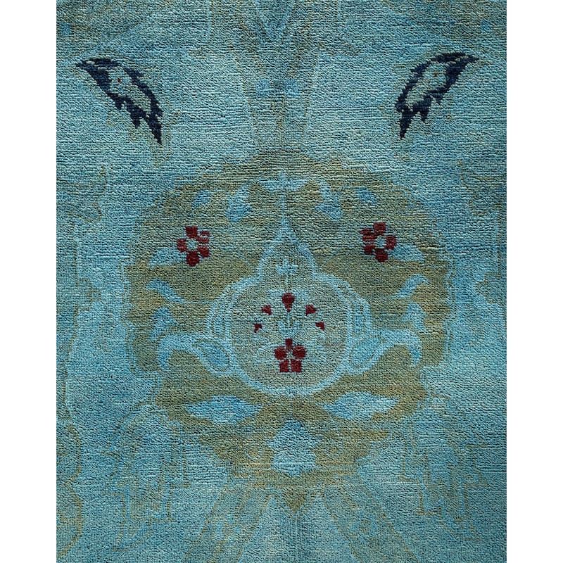 Vibrance, One-of-a-Kind Hand-Knotted Area Rug - Gray, 12' 0" x 15' 2" - 12' 0" x 15' 2"