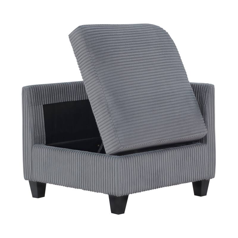 Kenlis 4-Piece Modular Sectional Sofa with Storage