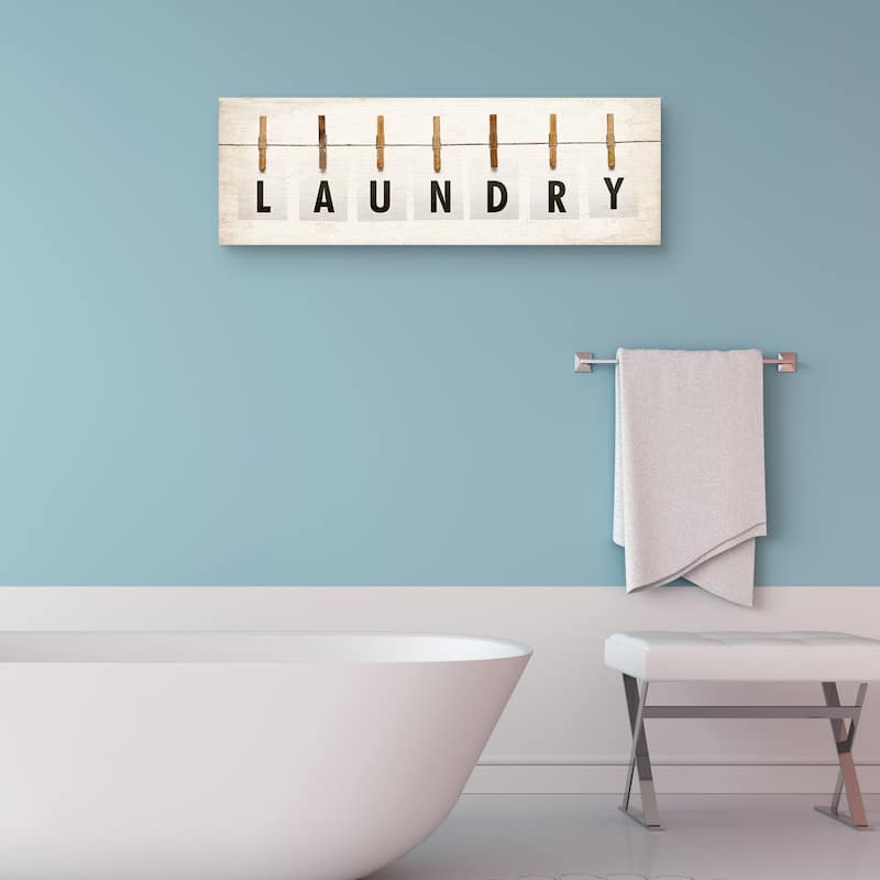Clothes Line Canvas Art Print