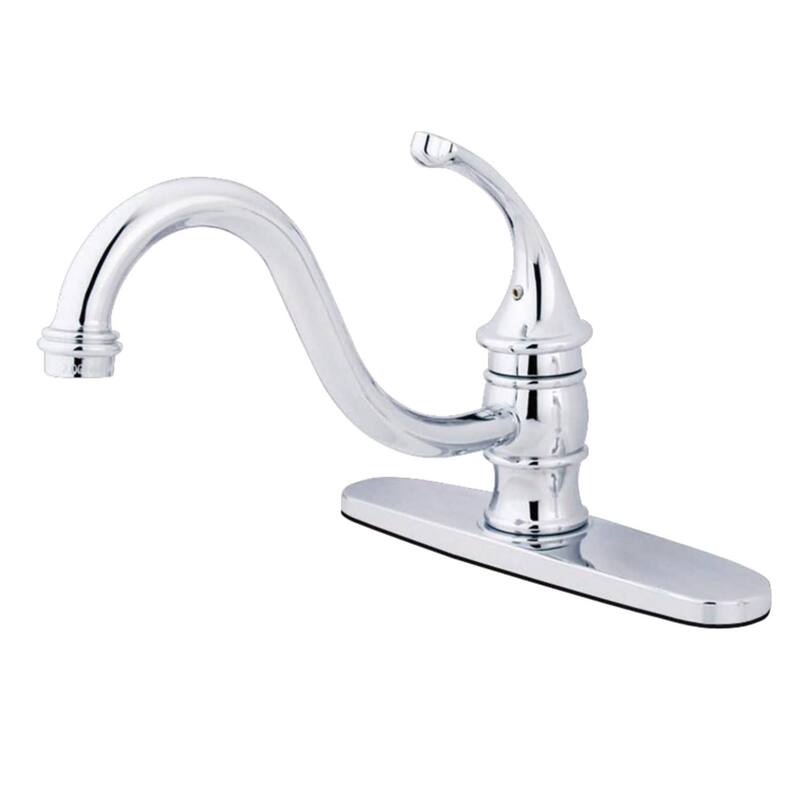 Kingston Brass Georgian 1.8 GPM Standard Kitchen Faucet - Polished Chrome
