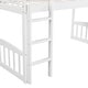 preview thumbnail 17 of 16, Modern Twin Size Solid Pine Wood Loft Bed with Full Length Guardrail, Built-in Ladder and Slide