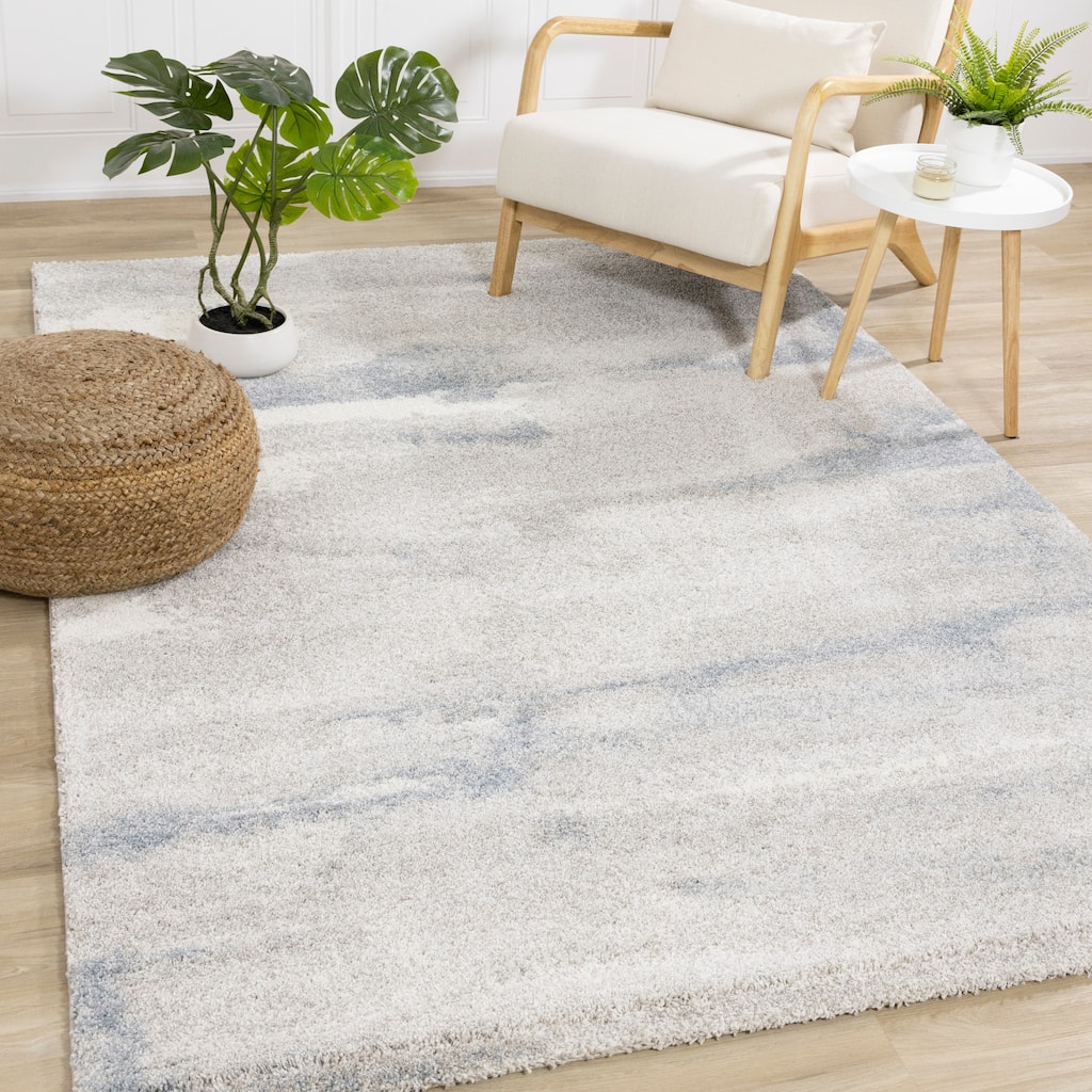 Soft Collection - Grey/Blue Cirrus Rug
