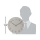 preview thumbnail 19 of 24, Infinity Instruments Vogue 12-inch Round Wall Clock - 12 x 1.25 x 12
