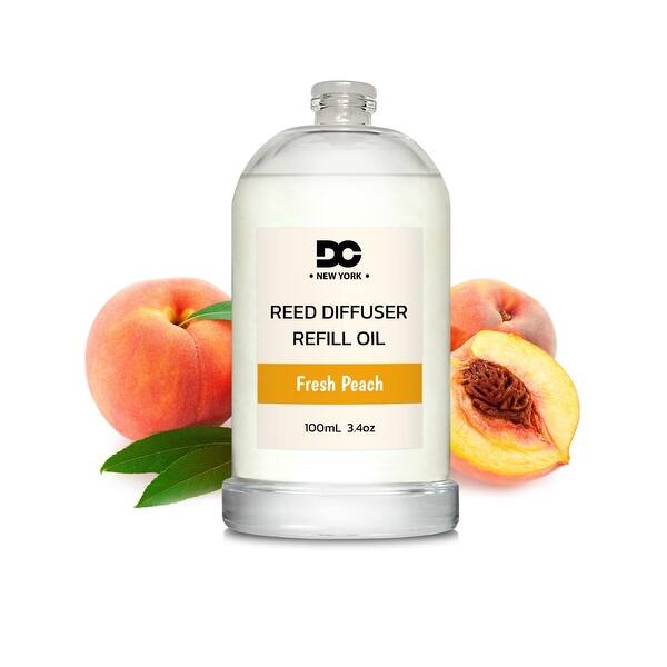 Daniella's Candles Reed Diffuser Refill Oil Fresh Peach 100ml/3.4oz Bed Bath & Beyond