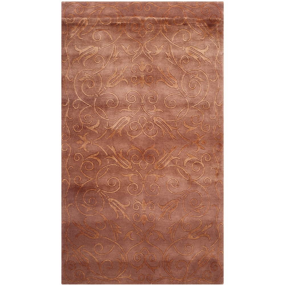 SAFAVIEH Couture Hand-knotted Tibetan Lilit Modern Wool Rug