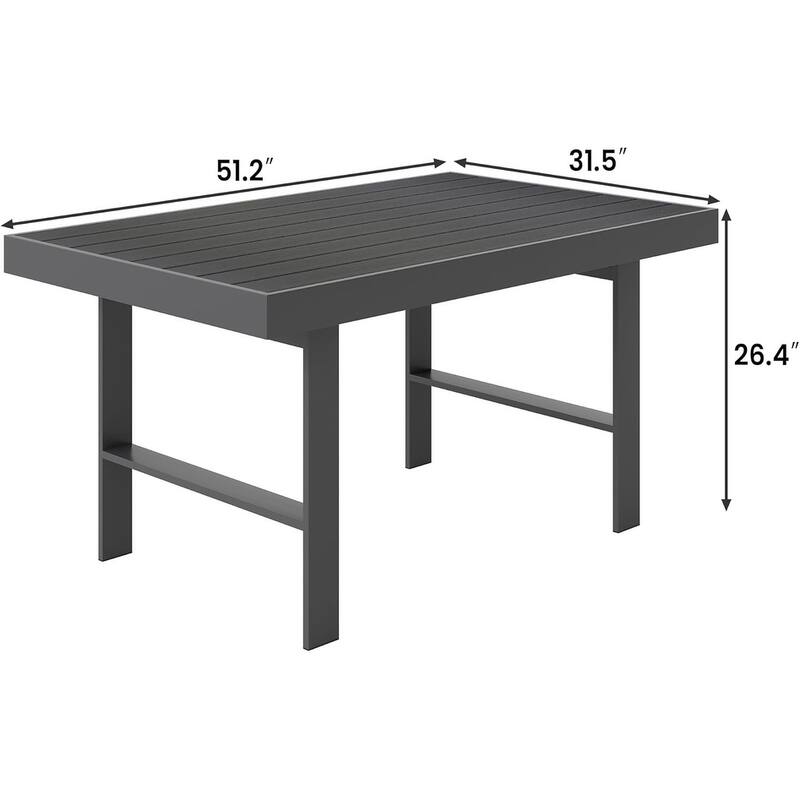 Aluminum Outdoor Dining Table