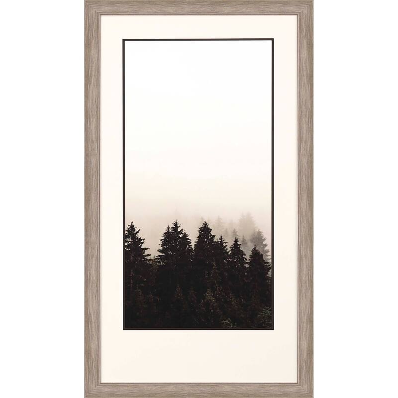 Misty Peak II Framed Art Giclee Under Glass - Black - 51 X 29 X 2