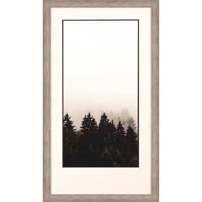 Misty Peak II Framed Art Giclee Under Glass - Black