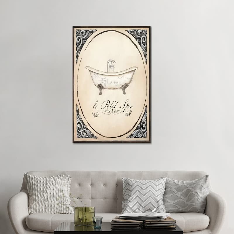 iCanvas "Le Petit Spa I" by Emily Adams Canvas Print - 48x32x1.5