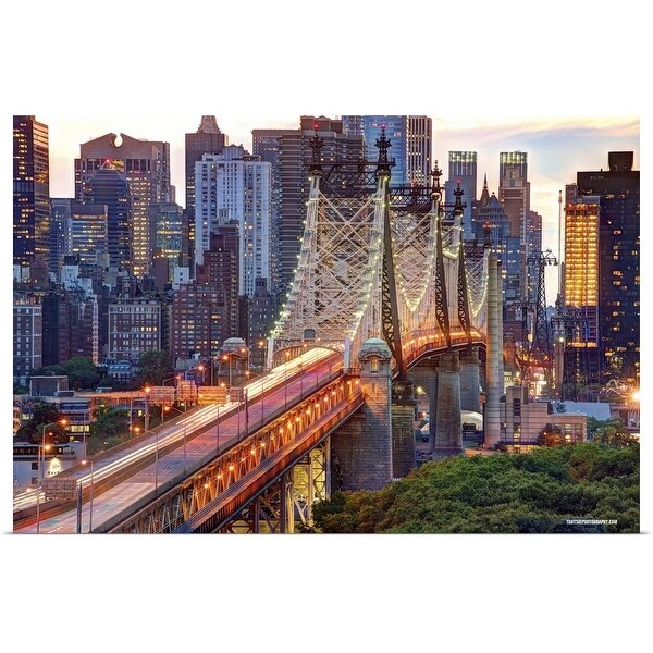 "59th Street Bridge, Manhattan, New York City" Poster Print