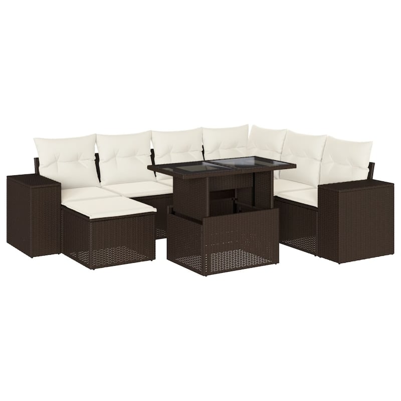 vidaXL Garden Sofa Set - 21.7 x 39.4 x 28.7