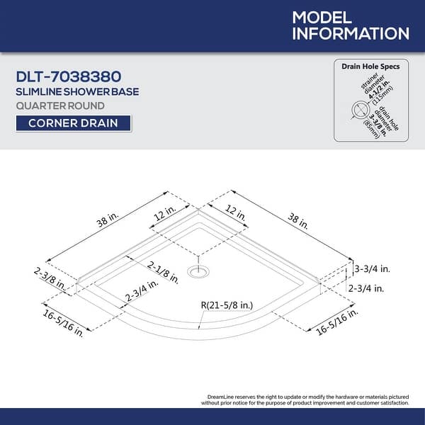 DreamLine Prime 38 in. x 38 in. x 74 3/4 in. Sliding Shower Enclosure and Shower Base Kit - 38" x 38"