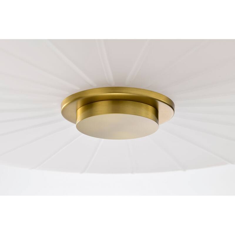Nuvo Lighting 60/8229 Lune 3 Light 16" Wide Semi-Flush Ceiling Fixture