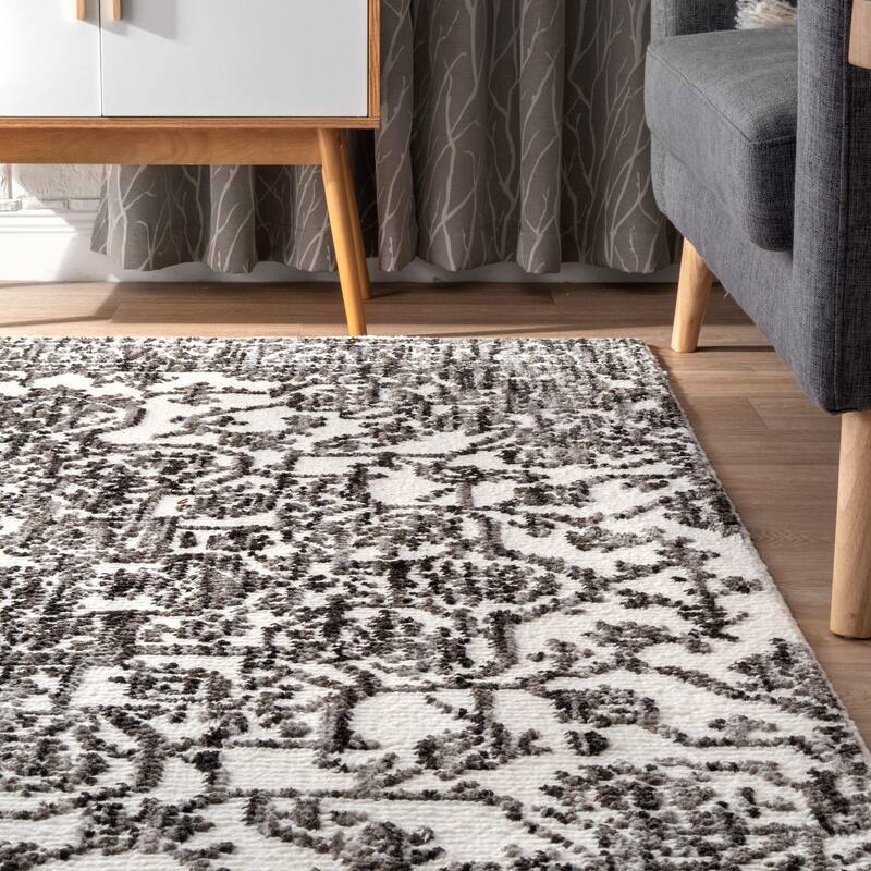 Nuloom Transitional Vintage Lavish Mayen Medallion Area Rug