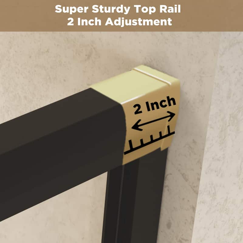 60" W × 60" H Framed Double Sliding Shower Door with Stainless Steel Handle