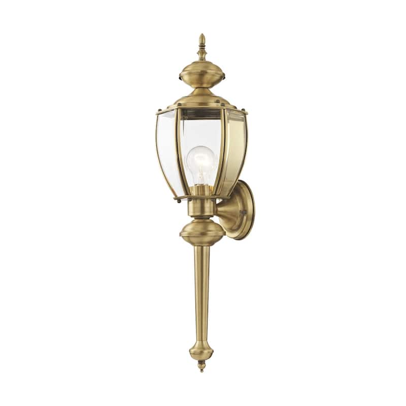 Livex Lighting Outdoor Basics Single Light 25-1/4" High Outdoor Wall
