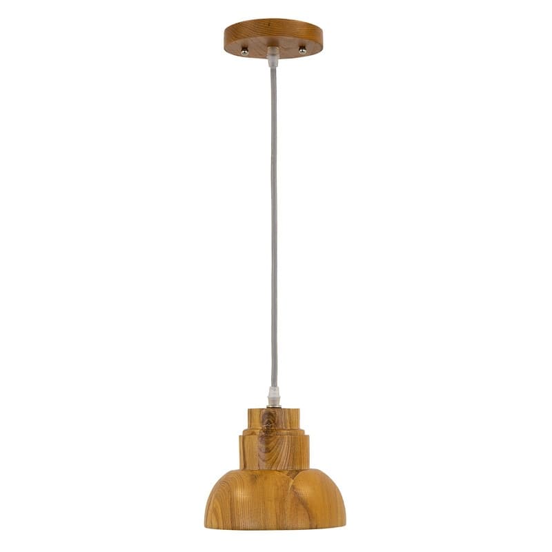 Bois Wooden One Light Pendant