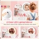 preview thumbnail 6 of 8, Gymax Kids Vanity Set w/ Lighted Mirror Princess Makeup Dressing Desk