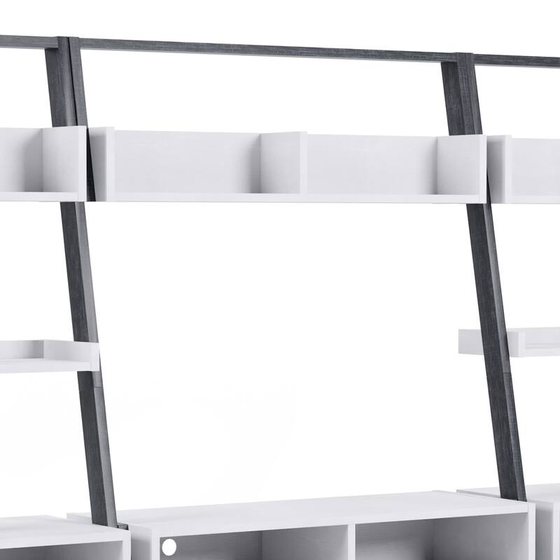 Isabelle Modern 2-Piece TV Console And Floating Shelf Set by Furniture of America