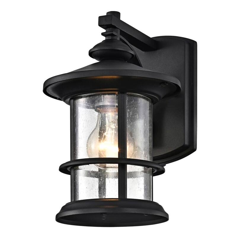 Belle 1 Light Transitional Outdoor Wall Lantern in 2 Pack