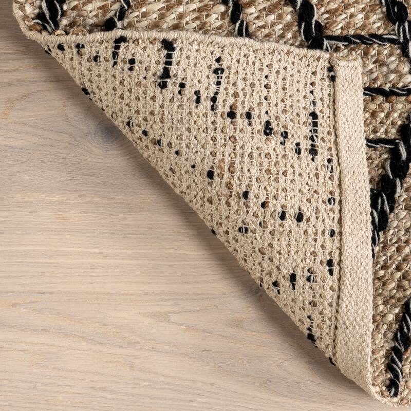 Nuloom Betony Modern Trellis Jute Blend Area Rug
