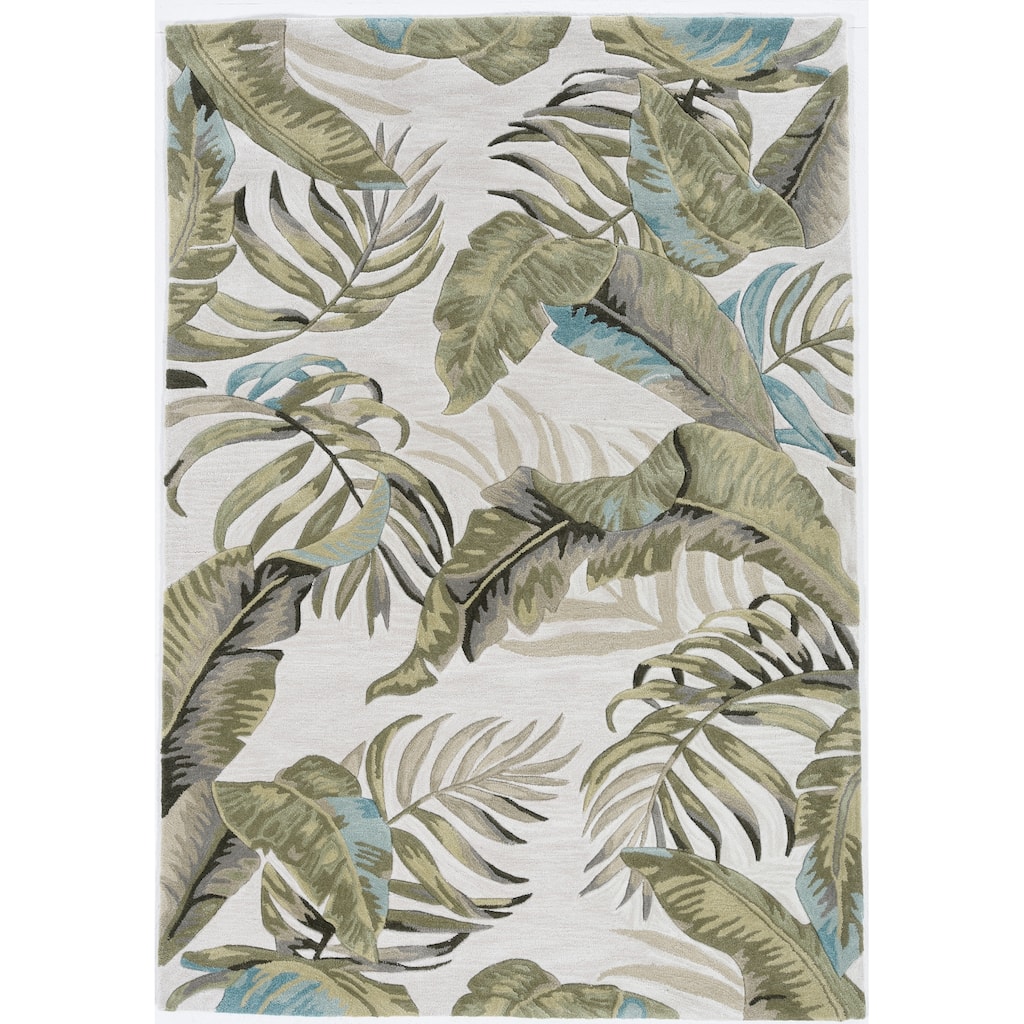 Porch & Den Hand-tufted Sage Tropics Area Rug