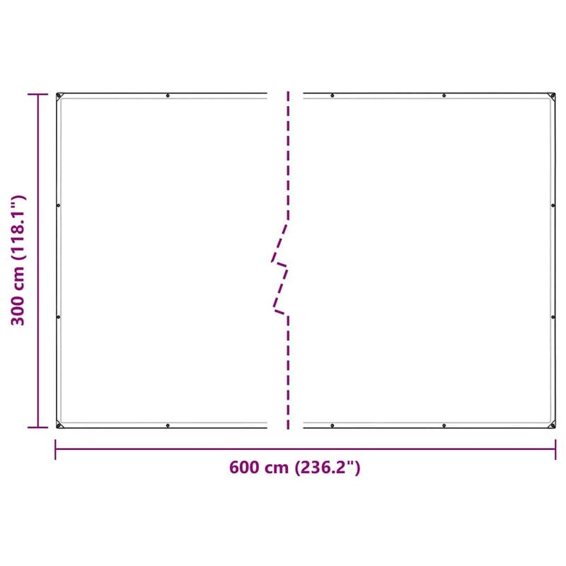 vidaXL Plant Cover Transparent and White PVC