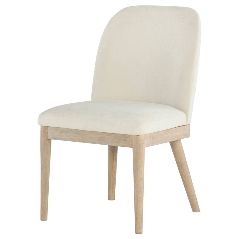 Solano Upholstered Dining Side Chair Beige (Set of 2) - 20.5" x 24" x 35.25"