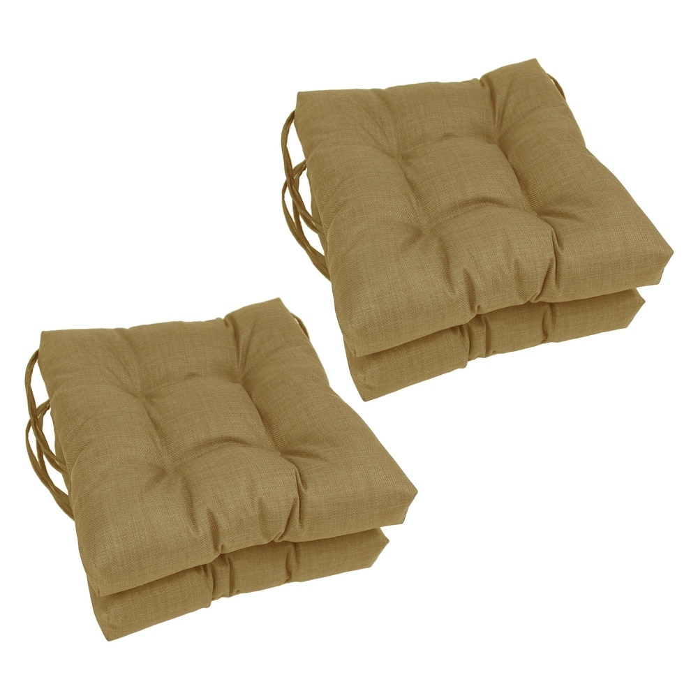 16-inch Square Indoor/Outdoor Chair Cushions (Set of 4) - 16 x 16