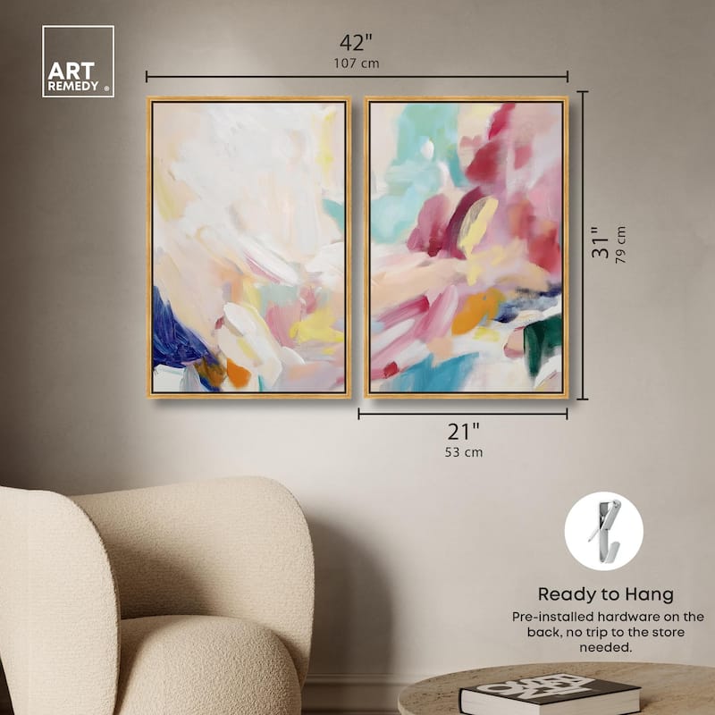 Unbridled Spirit I Canvas Set of 2 by Art Remedy