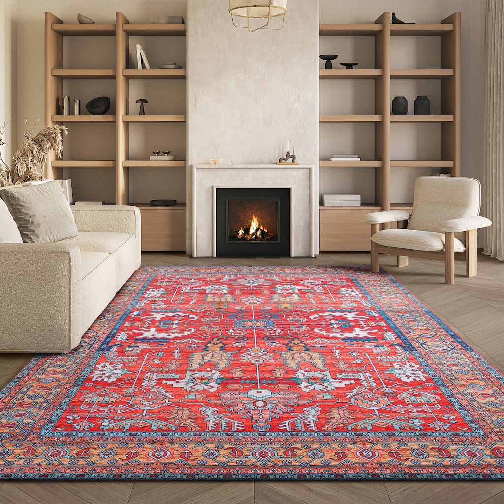 SAFAVIEH Tucson Annaig Transitional Machine Washable Rug
