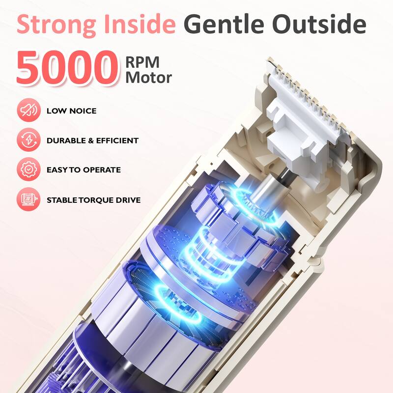 2-in-1 Dual Head Electric Bikini Trimmer for Women