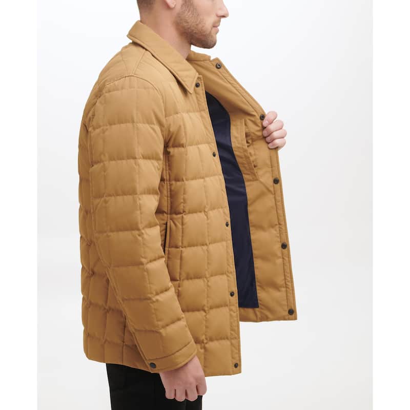 Cole Haan Men's Box Quilted Shirt Jacket