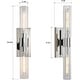 preview thumbnail 92 of 96, KAYLA Modern Glass Wall Sconces, Indoor Wall Lighting Wall Light Fixtures, Vanity Light with Glass Shade(2-Sets)