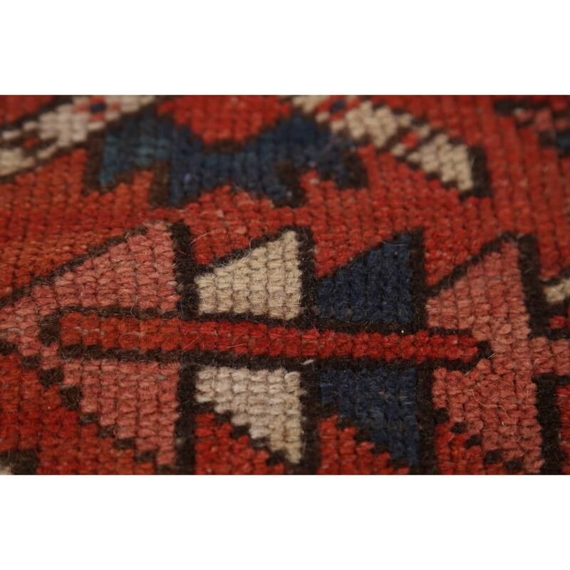 Pre-1900 Antique Heriz Persian Rug Handmade Wool Carpet - 8'11"x 12'5"