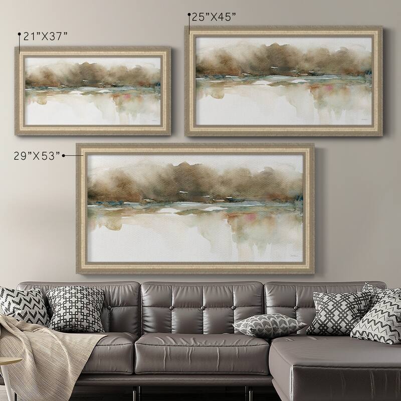 Softer Reflections Premium Framed Canvas- Ready to Hang