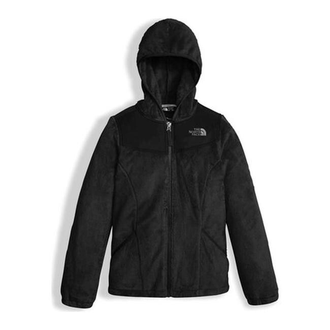 ladies black north face fleece