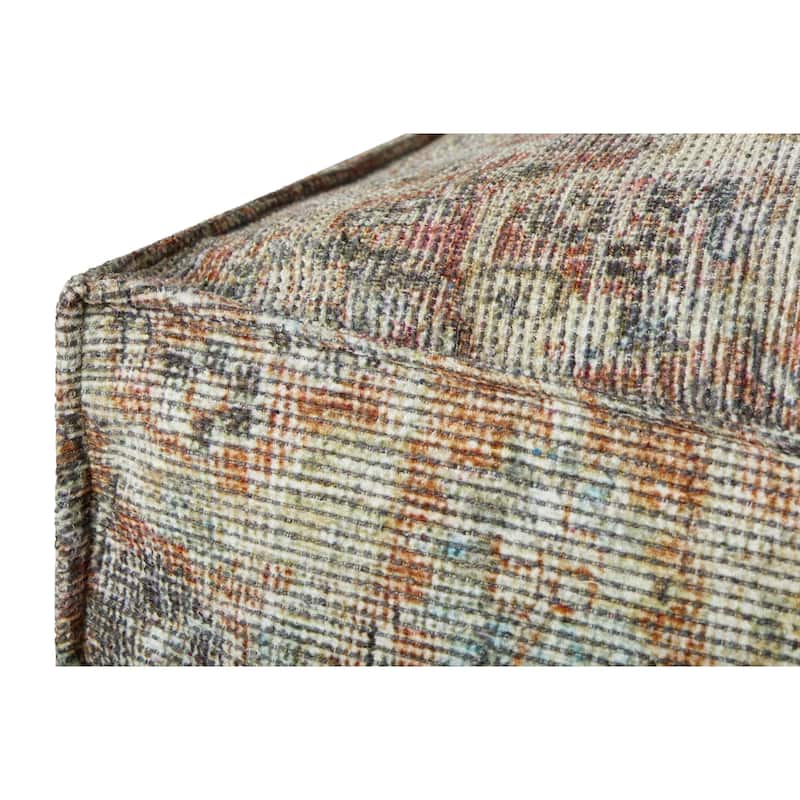 Alexander Home Loren Botanical Persian Pouf