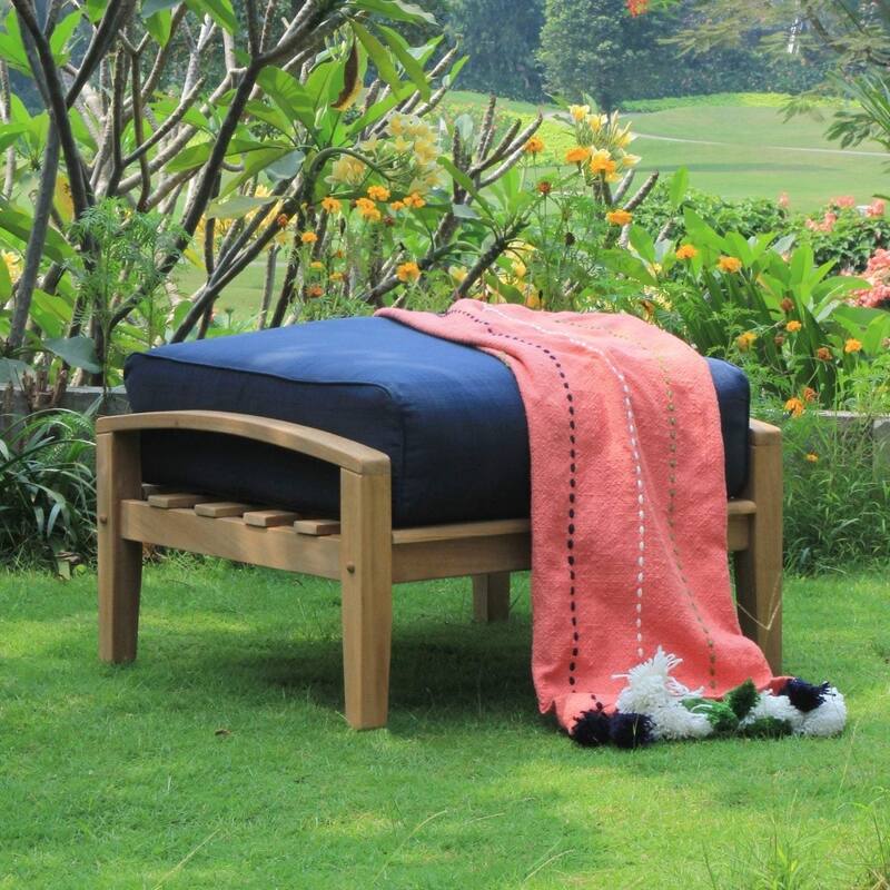 Cambridge Casual Leon 7-piece Teak Patio Conversation Set