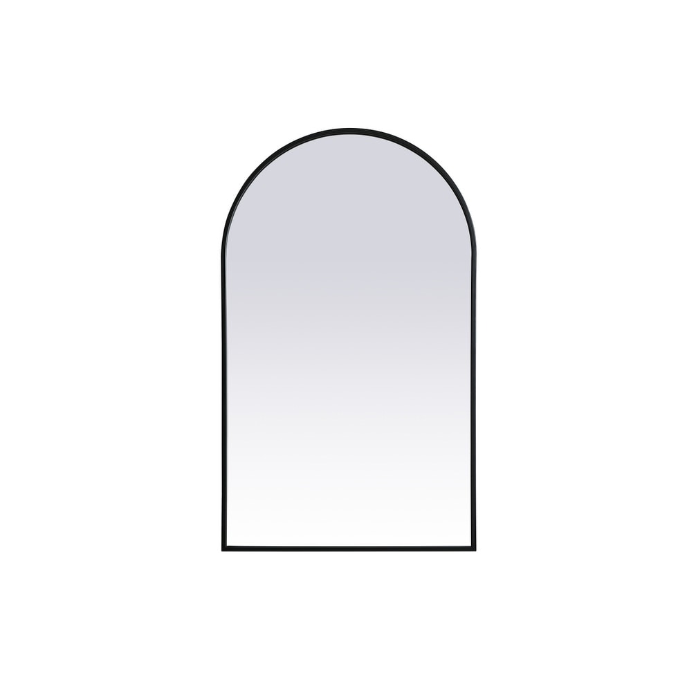 Indigo Home Metal Frame Arch Mirror 24x40 Inch