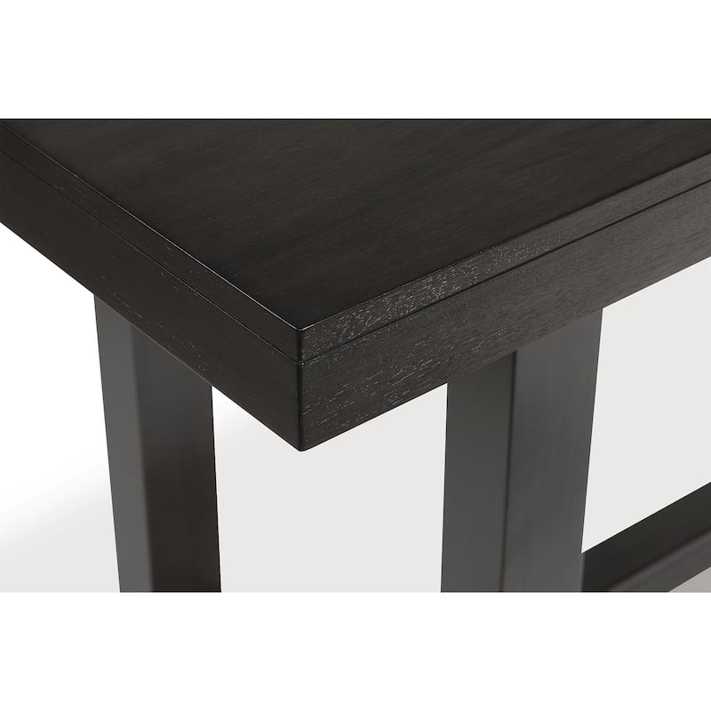 Signature Design by Ashley Neymorton Dark Brown Counter Height Dining Table - 36" W x 76" D x 36" H